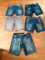 5 korte broeken spijkerstof maat 52, Kleding | Heren, Spijkerbroeken en Jeans, Ophalen of Verzenden, Zo goed als nieuw
