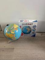 Ravensburger Puzzleball de wereld, Ophalen of Verzenden, 500 t/m 1500 stukjes, Zo goed als nieuw, Rubik's of 3D-puzzel