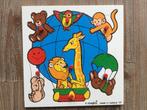Houten puzzel vintage- dieren- Simplex, Kinderen en Baby's, Speelgoed | Kinderpuzzels, Van hout, Gebruikt, Ophalen of Verzenden