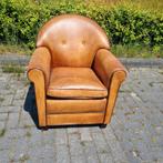 Schapenleren Bart van Bekhoven fauteuil + BEZORGING, Huis en Inrichting, Fauteuils, Art deco, Gebruikt, Leer, Ophalen of Verzenden