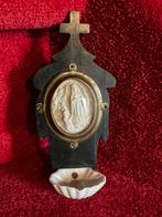 Antiek Meerschuim ❤️ Frans wijwatervaatje Maria lourdes, Antiek en Kunst, Antiek | Religie, Ophalen of Verzenden