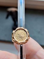 Ring Gouden 1 dollar uit 1853  gezet in gouden ring, 18 tot 19, Ophalen of Verzenden, Zo goed als nieuw, Dame