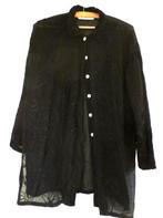 Zwarte semi-transparante bloes - M / mt 40/42 Nieuw, Maat 38/40 (M), Zwart, Nieuw, Via Sonate