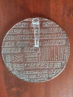 Glazen Kaasplateau met Handvat, Huis en Inrichting, Keuken | Servies, Glas of Glazen, Ophalen of Verzenden, Overige stijlen, Glas