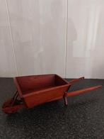Houten kruiwagen ter decoratie, Tuin en Terras, Kruiwagens, Eenwielig, Geen merk, Ophalen of Verzenden, Zo goed als nieuw