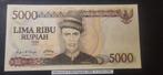 Indonesië 5000 Rupiah 1986 P125a UNC, Ophalen of Verzenden, Zuidoost-Azië, Los biljet