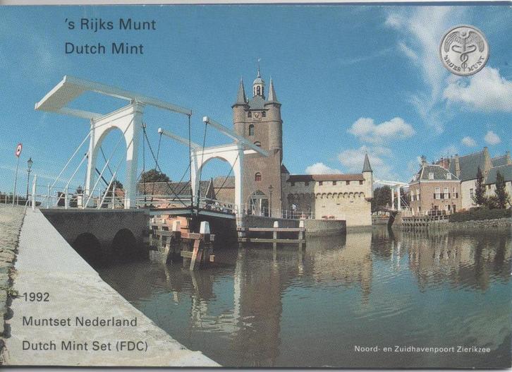 Provincie F.D.C jaarset 1992 Zeeland, Postzegels en Munten, Munten | Nederland, Setje, Overige waardes, Koningin Beatrix, Ophalen of Verzenden