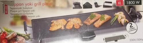 Tappanyaki XL bakplaat - grilplaat, Witgoed en Apparatuur, Grillplaten, Gebruikt, Tafelgrill, Ophalen of Verzenden