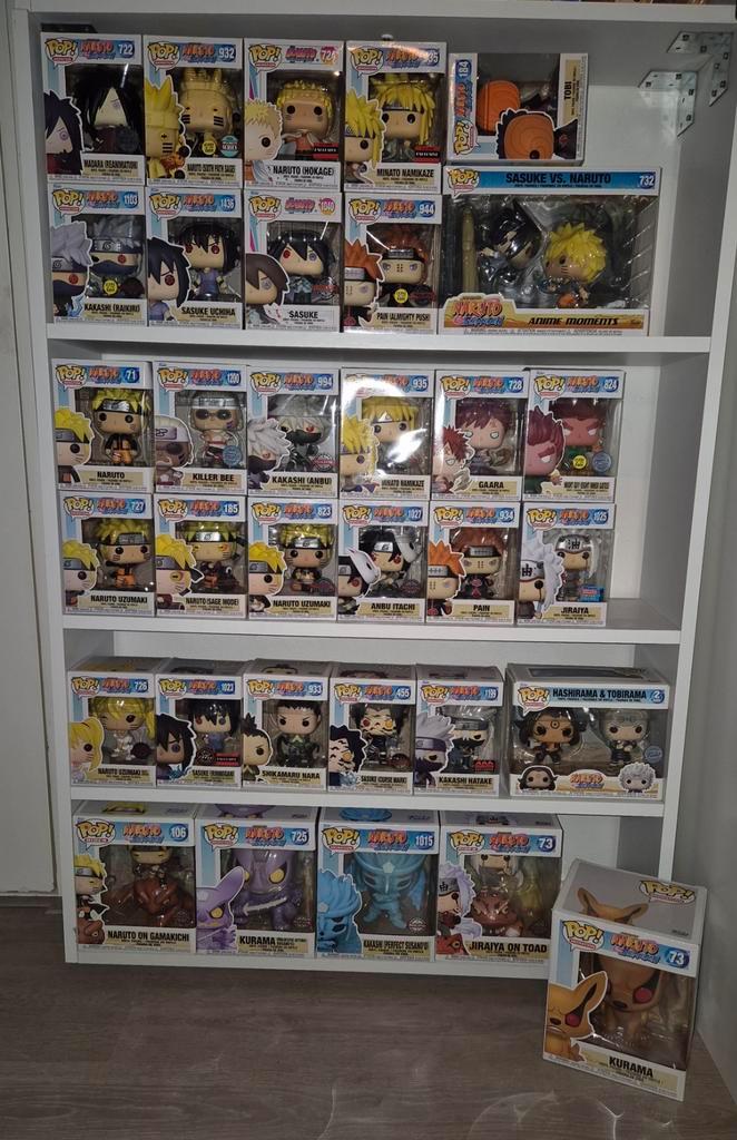 Grote Naruto Funko Pop collectie, 40 stuks, liefste 1 koop, Verzamelen, Complete verzamelingen en Collecties, Ophalen of Verzenden