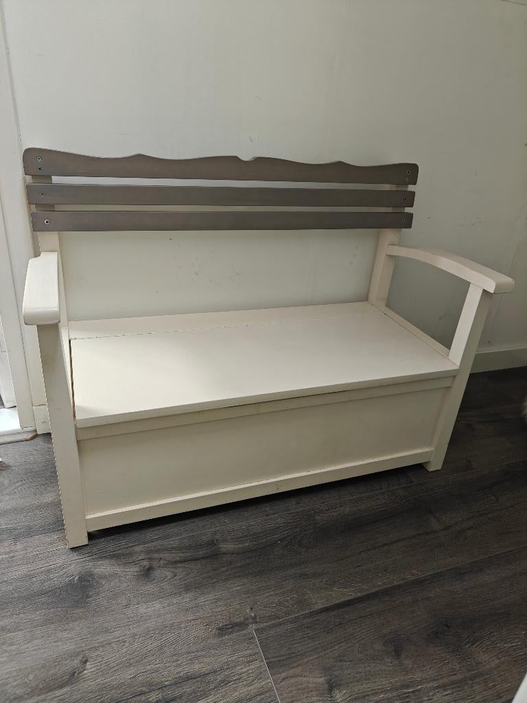 Kinderklepbank met opbergruimte voor speelgoed, Kinderen en Baby's, Kinderkamer | Tafels en Stoelen, Ophalen, Gebruikt, Stoel(en)