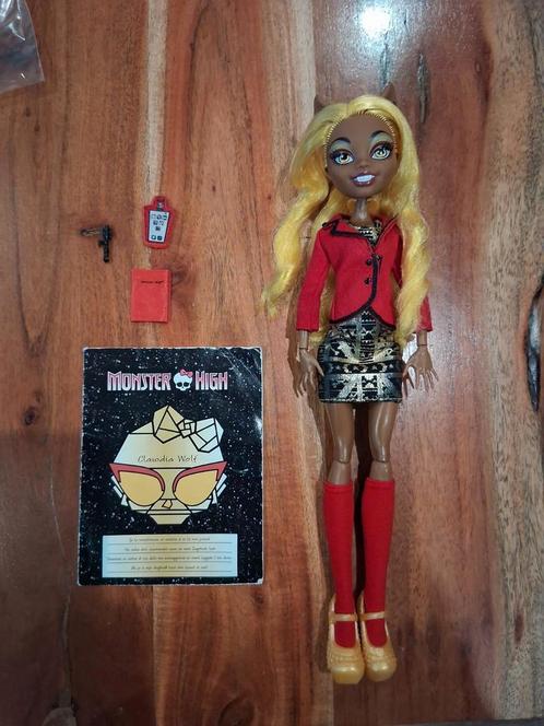 Monster High Clawdia Wolf, Verzamelen, Poppen, Gebruikt, Fashion Doll, Ophalen of Verzenden