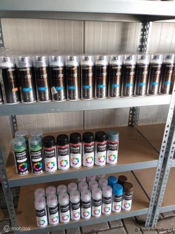 Online Veiling: Motip/ colorspray spuitbussen - 400 ml - ... beschikbaar voor biedingen