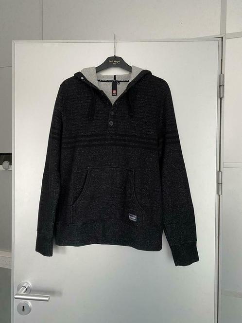 G122 Element for Life: maat S=46 trui hoodie zwart/grijs, Kleding | Heren, Truien en Vesten, Zo goed als nieuw, Maat 46 (S) of kleiner
