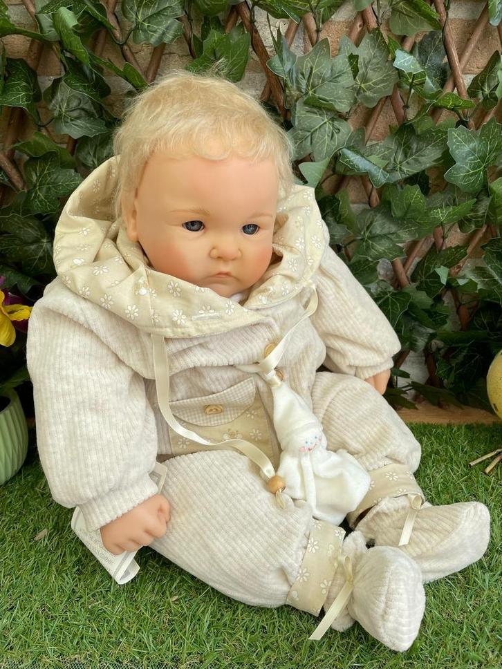 Götz Goetz Didi Jacobsen Timo, 60cm, Verzamelen, Poppen, Zo goed als nieuw, Babypop, Levensecht of Reborn, Ophalen of Verzenden