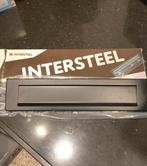 RVS matzwarte brievenbus. NIEUW, Tuin en Terras, Brievenbussen, Ophalen, Nieuw, Rvs, Brievenbusklep