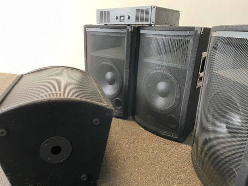 Geluidsset speakers 12’ met tweeter., Audio, Tv en Foto, Luidsprekers, Front, Rear of Stereo speakers, Overige merken, Ophalen