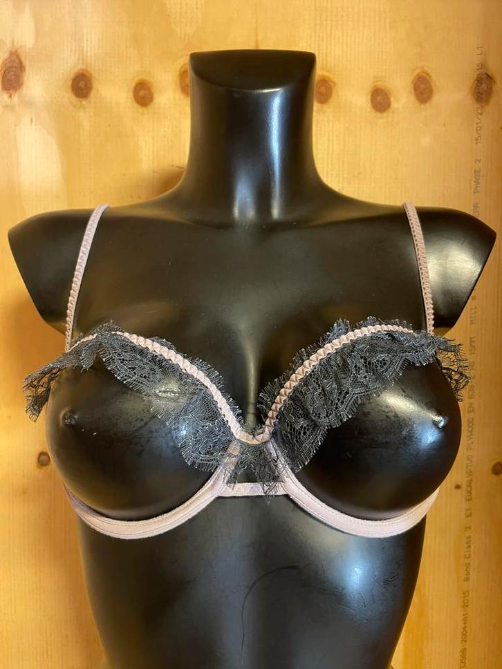 Andres sarda open cup bh maat 80b model kingsley, Kleding | Dames, Ondergoed en Lingerie, BH, Beige, Verzenden