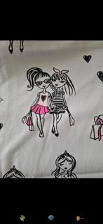Tricot stof Qjutie Kids lila grijs roze meisjes, 120 cm of meer, Ophalen of Verzenden, Zo goed als nieuw, Katoen