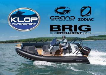 KLOP WATERSPORT - Rubberboten en ribs - BRIG, GRAND & ZODIAC beschikbaar voor biedingen