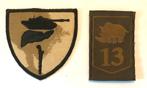 Golfoorlog GB/ 13e landmacht Ned, Ophalen of Verzenden, Landmacht, Nederland, Embleem of Badge