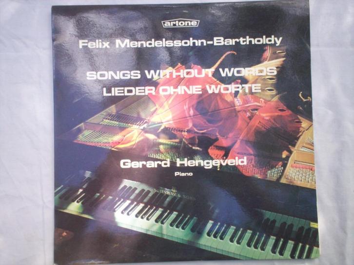Gerard Hengeveld werken van F Mendelssohn Bartholdy, Cd's en Dvd's, Vinyl | Klassiek, Zo goed als nieuw, Romantiek, Ophalen of Verzenden