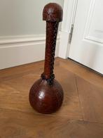 Karaf met leer bekleed, Ophalen of Verzenden