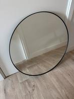 Ikea LINDBYN spiegel zwart, Huis en Inrichting, Woonaccessoires | Spiegels, Ophalen, Rond, Zo goed als nieuw, 75 tot 100 cm