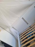 Bed frame, Huis en Inrichting, Ophalen, Gebruikt, Wit, Tweepersoons