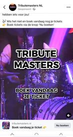 TE KOOP: 2 tickets voor “Tribute masters” , 15 maart, Tickets en Kaartjes, Twee personen