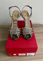Prachtige originele Valentino pumps, satijn, leer - maat 40, Verzenden, Zo goed als nieuw, Grijs