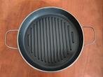 Grillpan van het merk GreenPan. Doorsnee 28cm., Ophalen, Zo goed als nieuw, Rvs, Keramische plaat