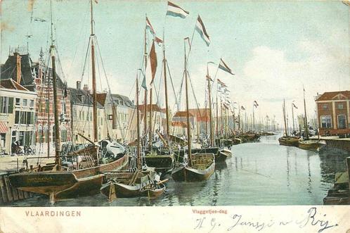 (388-207-041) Vlaardingen Vlaggetjes dag, Verzamelen, Ansichtkaarten | Nederland, Zuid-Holland, Verzenden