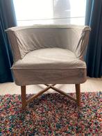 Eetkamerstoel met afneembare hoes, Ophalen, Hout, 50 tot 75 cm, Landelijk