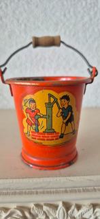 Vintage Blikken Emmertje met Kinderen, Antiek en Kunst, Antiek | Speelgoed, Ophalen of Verzenden