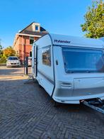 Caravan Hylander 410 met mover en stalling tot september, Particulier, Rondzit, Luifel