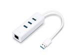 USB 4in1 HUB, met ethernet RJ45 LAN aansluiting, Ophalen of Verzenden, Nieuw