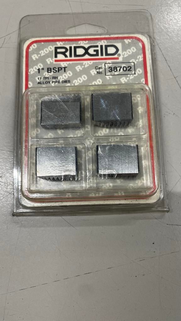 Ridgid 1" BSPT R-200 Draadsnijplaten - Nieuw in verpakking, Ophalen, Nieuw