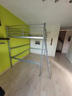 Ikea 2 persoons metalen hoogslaper 140-200, Huis en Inrichting, Slaapkamer | Stapelbedden en Hoogslapers, Ophalen, Gebruikt, Hoogslaper