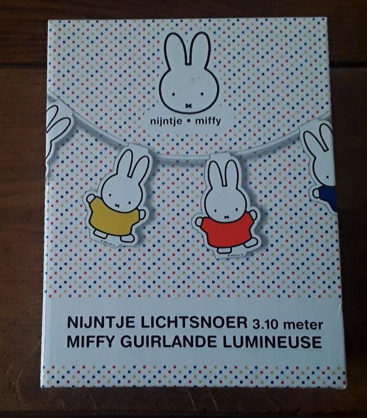 Nijntje + miffy lichtsnoer- 3,1 meter - ledverlichting - nie, Kinderen en Baby's, Kinderkamer | Inrichting en Decoratie, Nieuw