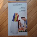 Nieuw in doos Houten Messenblok Homeij Cooking Colore, Ophalen of Verzenden, Nieuw, Hout, Bestekset