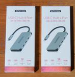 1x Z.G.A.N. Sitecom USB-C hub 4 ports, Computers en Software, Telefoon, Ophalen of Verzenden, Zo goed als nieuw, USB-hub