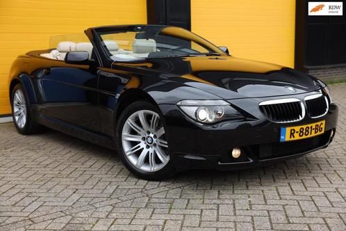 BMW 6-serie Cabrio 630i / AUT / TOPSTAAT / Leder / Navi / Ec, Auto's, BMW, Bedrijf, Te koop, 6-Serie, ABS, Airbags, Airconditioning