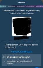 2 concertkaarten Van Dik Hout, Tickets en Kaartjes, Concerten | Pop, Mei, Twee personen