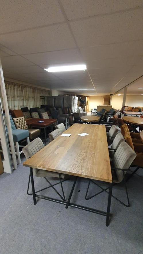 IN S-HEERENBERG ELKE DAG OPEN  SHOWROOM VOORRAAD LIVINNHOME2, Huis en Inrichting, Tafels | Eettafels, Nieuw, 50 tot 100 cm, 200 cm of meer