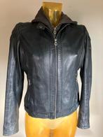 Gipsy leren jasje - Donkerblauw - Maat S, Kleding | Dames, Gipsy, Blauw, Ophalen of Verzenden, Zo goed als nieuw
