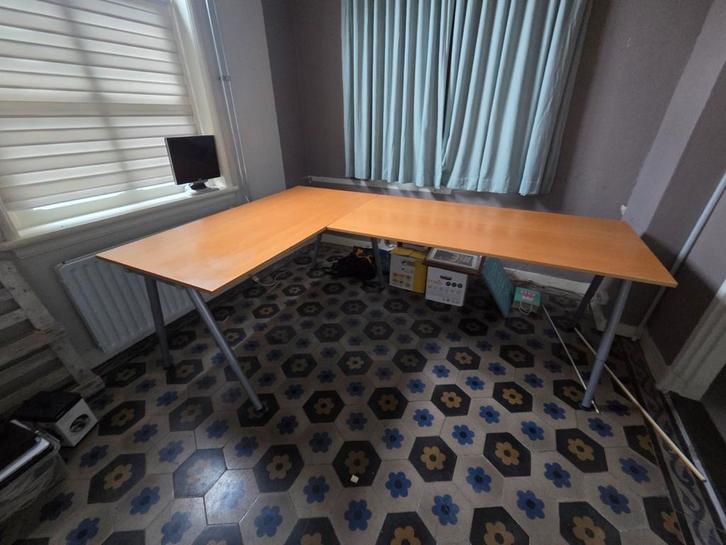 Hoekbureau Ikea Galant - 80x160 & 80x160 cm, Huis en Inrichting, Bureaus, Gebruikt, Bureau, Ophalen
