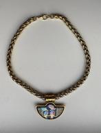 Zeldzame Michaela Frey Ketting - Vintage Jaren 80, Ophalen of Verzenden, Gebruikt, Goud, Met hanger
