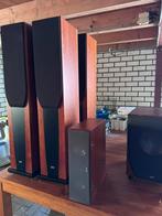 Elac surround set. Profi. 5+1,  4 +Center en woofer!, Gebruikt, 60 tot 120 watt, Complete surroundset, Ophalen