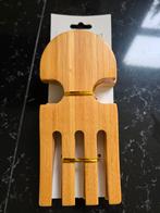 Nieuwe bamboe slacouvert in verpakking, Ophalen of Verzenden, Nieuw, Hout, Los bestek