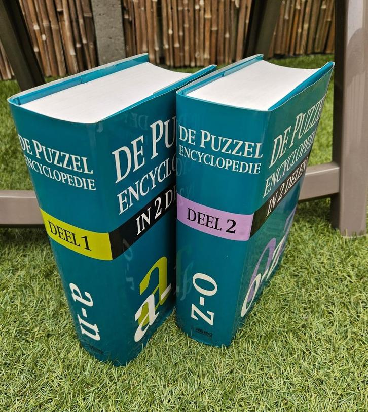 De Puzzel Encyclopedie in 2 delen, Hobby en Vrije tijd, Denksport en Puzzels, Zo goed als nieuw, Puzzelboek, Ophalen of Verzenden